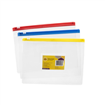 MARBIG CLEAR CASE WALLET ZIP CLOSURE A5 ASSORTED