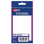 AVERY 932041 MULTIPURPOSE STICKERS RECTANGLE 116 X 78MM WHITE PACK 7