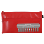 CELCO NAME PENCIL CASE 350 X 180MM RED