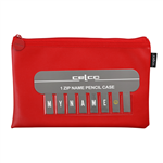 CELCO PENCIL CASE RED  225 X 143MM