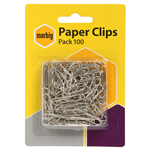 MARBIG PAPER CLIP SMALL 28MM PACK 100