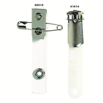 REXEL   ID ALLIGATOR CLIP AND PIN 10PK HANGSELL