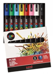 MARKER POSCA PC5M 25MM BULLET TIP ASST COLOURS BX7