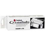 CRYSTALFILE TABS CLEAR BOX 50