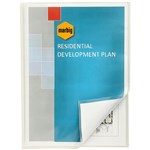 MARBIG FLIC FILE DISPLAY BOOK 20 POCKET A4 CLEAR