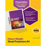 MARBIG COPYSAFE SHEET PROTECTORS HEAVY DUTY A4 CLEAR BOX 100