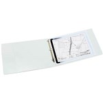 MARBIG INSERT RING BINDER PVC LANDSCAPE 3D 32MM A3 WHITE