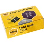 MARBIG FOLDBACK CLIPS 50MM BOX 12