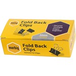 MARBIG FOLDBACK CLIPS 32MM BOX 12
