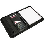 MARBIG COMPENDIUM ZIP PAD HOLDER BLACK BLACK