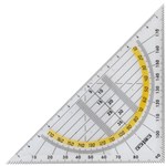 CELCO 2 IN 1 SET SQUARE  PROTRACTOR