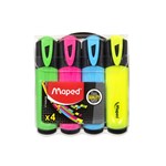 MAPED FLUO PEPS HIGHLIGHTER WALLET 4 WITH BLUE COLOUR