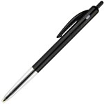 BIC CLIC BALLPOINT PEN RETRACTABLE MEDIUM BLACK BOX 10