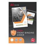 BINDING COVERS GBC IBICO A4 250 MICRON CLEAR PK100