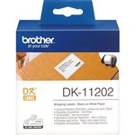 BROTHER DK11202 LABEL ROLL 62 X 100MM WHITE ROLL 300