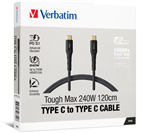 VERBATIM CABLE 240W USBC TO USBC 120CM
