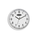 CARVEN WALL CLOCK 225MM WHITE FRAME
