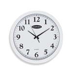 CARVEN WALL CLOCK ROUND 450MM WHITE