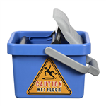 CLEANLINK BUCKET PLASTIC WRINGER 9L BLUE