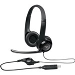 LOGITECH H390 USB HEADSET BLACK