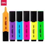 DELI HIGHLIGHTER WALLET 6 ASSORTED