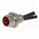 BEZEL 12V CHRM LED 3MM RED