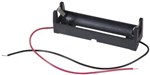 BATT HOLDER 1X18650 BLK WLEAD 150MM