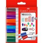 FABERCASTELL CONNECTOR WHITEBOARD MARKER BULLET ASSORTED PACK 10