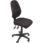 RAPIDLINE EC070BH OPERATOR CHAIR HIGH BACK 2 LEVER BLACK