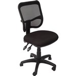 RAPIDLINE EM300 OPERATOR CHAIR MEDIUM MESH BACK BLACK