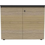 RAPID INFINITY DELUXE 2 SWING DOOR CUPBOARD 900 X 600 X 730MM NATURAL OAK BLACK RIGID EDGING