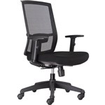 RAPIDLINE KAL TASK CHAIR HIGH MESH BACK ARMS BLACK
