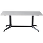 RAPIDLINE TYPHOON BOARDROOM TABLE 2400 X 1200 X 750MM WHITE