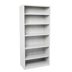 RAPIDLINE METAL SHELVING UNIT 5 SHELVES 2200 X 900 X 400MM SILVER GREY