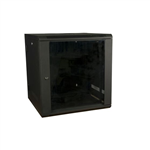 12U RACK ENCLOSURE STEEL GLASS DOOR FLATPACK  HB5174