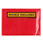 SELF ADHESIVE LOPES STYLUS 175MM X 125MM INVOICE ENCLOSED RED 1000PACK