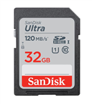 SANDISK ULTRA 32GB SDHC MEMORY CARD 120MBS