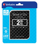 VERBATIM 2TB 25 USB 30 BLACK STORENGO HDD GRID DESIGN