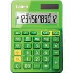 CANON LS123K MINI DESKTOP CALCULATOR 12 DIGIT METALLIC GREEN
