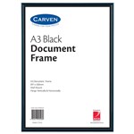 CARVEN DOCUMENT FRAME A3 BLACK