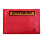 CUMBERLAND PACKAGING ENVELOPE INVOICE ENCLOSED RED 165 X 115MM BX1000