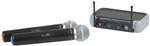MIC WLESS UHF 2CH W RCVR PSU