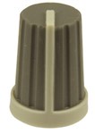 KNOB PLAST PUSH ON 18T SPLINE GRYWHT