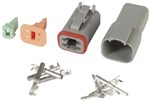4WAY WEATHERPROOF DEUTSCH CONNECTOR SET