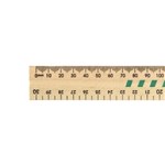 CELCO RULER UNPOLISHED WOOD 300MM