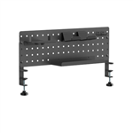 BRATECK GMPB0502B CLAMPON DESK PEGBOARD ORGANIZER WITH STORAGE KITS BLACK LS