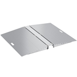 BRATECK TWOSIDED ALUMINUM WHEELCHAIR THRESHOLD RAMP