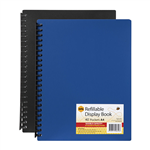 MARBIG A4 DISPLAY BOOK 40 POCKETS ASSORTED