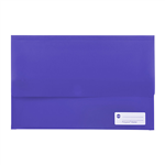 MARBIG POLYPICK FOOLSCAP DOCUMENT WALLET PURPLE