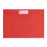 MARBIG DOCULOPE DOCUMENT WALLET A4 RED
